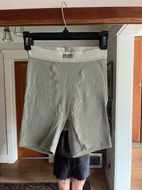 Skims ribbed cotton boxers - Mineral size S
